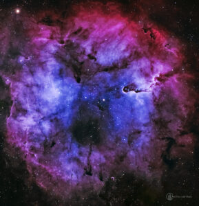 Elephant's Trunk Nebula mosaic image